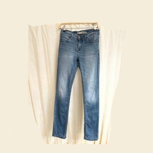 Women Calvin Klein Blue Wash Straight Jeans. Size W28 L32. Mid Rise.